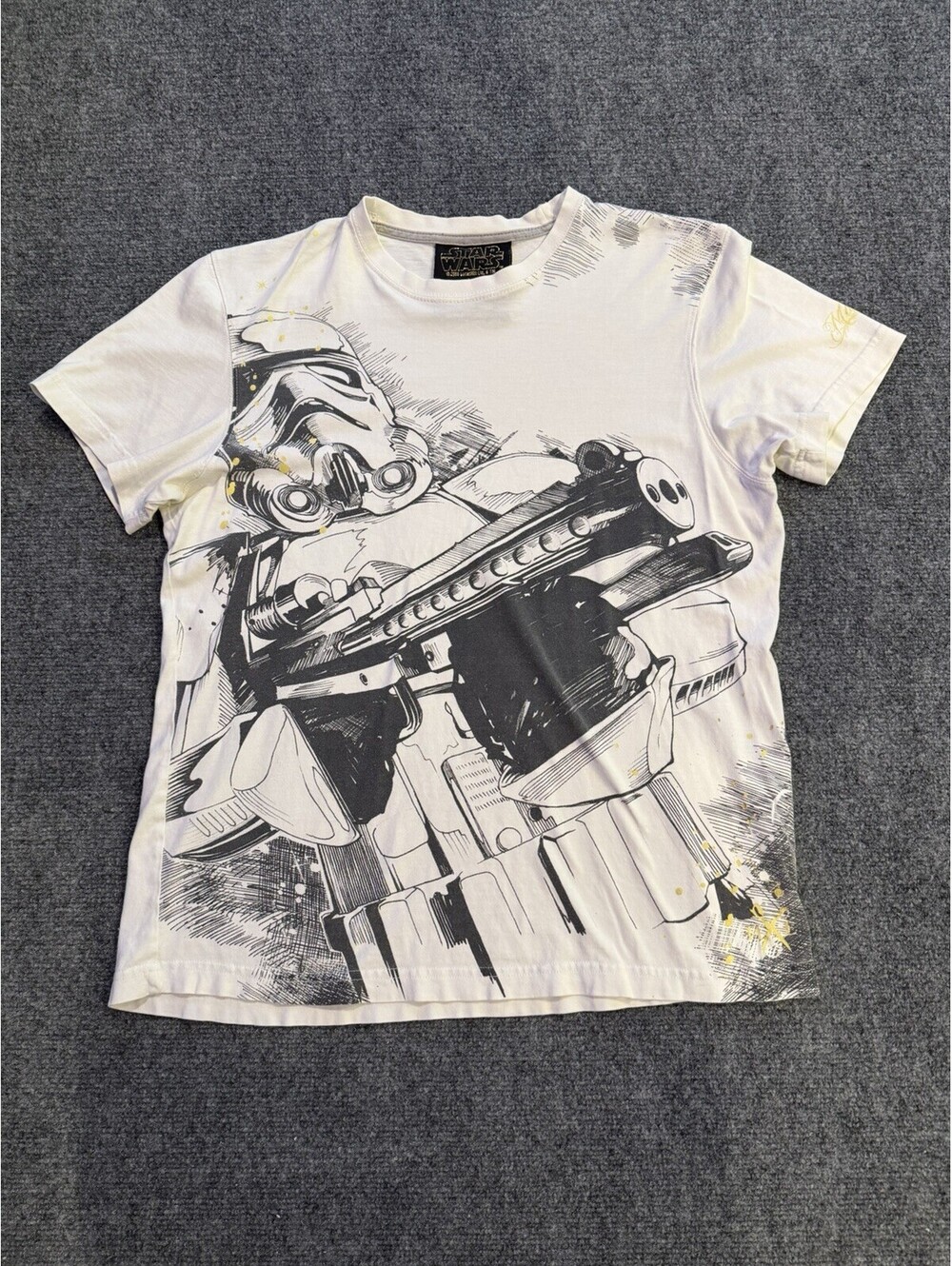 Marc Ecko 2008 Star Wars Cut & Sew T-Shirt MED Stormtrooper